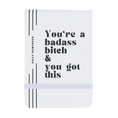 Load image into Gallery viewer, Leatherette Pocket Journal You're a Badass Bitch - Fancy That