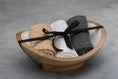 Load image into Gallery viewer, Mini Wooden Serving Bowl with 3 Dish Towels - Fancy That