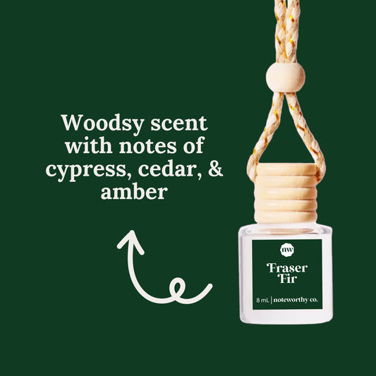 Car Diffusers | NEW Holiday Scents: No Mylar Bag ( You are hanging your product) / Fraser Fir - Fancy That