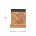 Load image into Gallery viewer, Wood & Marble Cookbook Holder - Fancy That