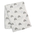 Load image into Gallery viewer, Deluxe Bamboo Swaddle - Black Rainbow - Fancy That