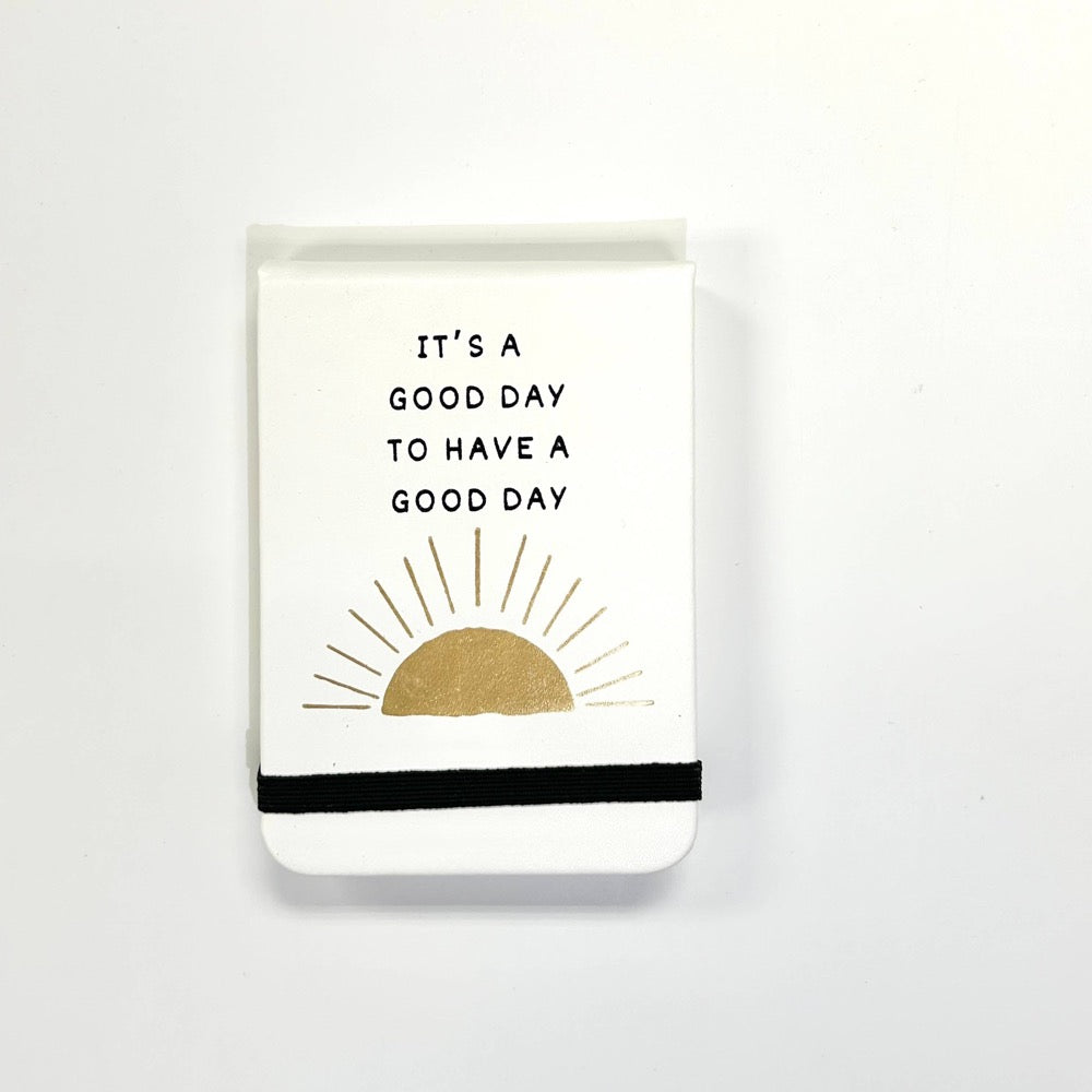 It's A Good Day... Leatherette Pocket Journal - Fancy That