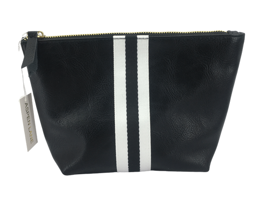 Black and White Stripe Bag - Fancy That