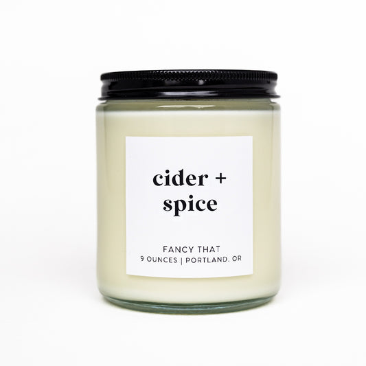 Cider + Spice Candle - Fancy That