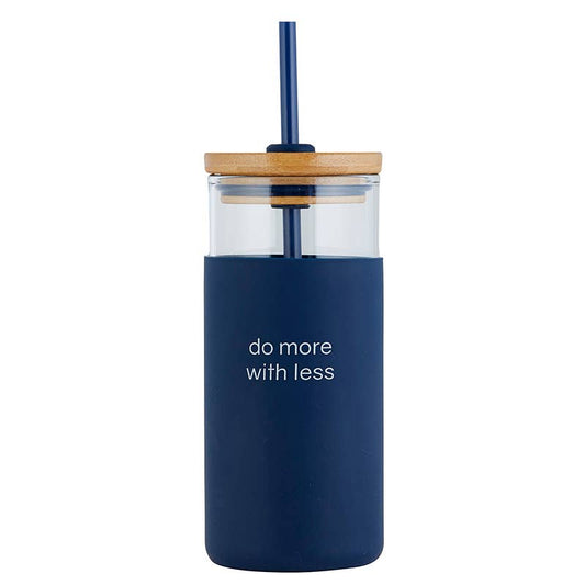 Glass Tumbler - Do More With Less - Fancy That