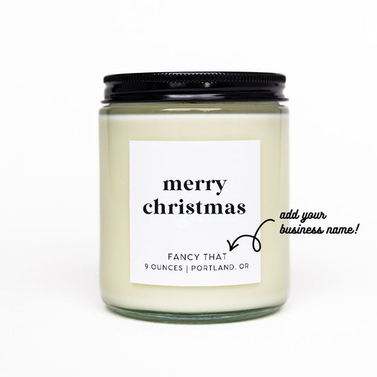 Branded Candle – Custom Holiday Candle Gift