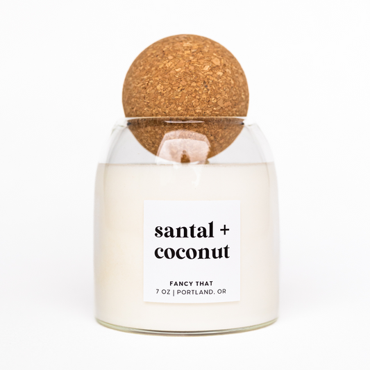 Cork Top Candle - 4 scents - Fancy That