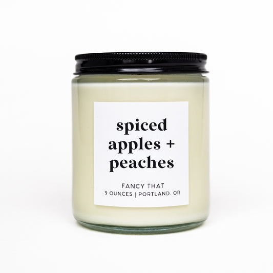 Spiced Apples + Peaches Candle - Fancy That