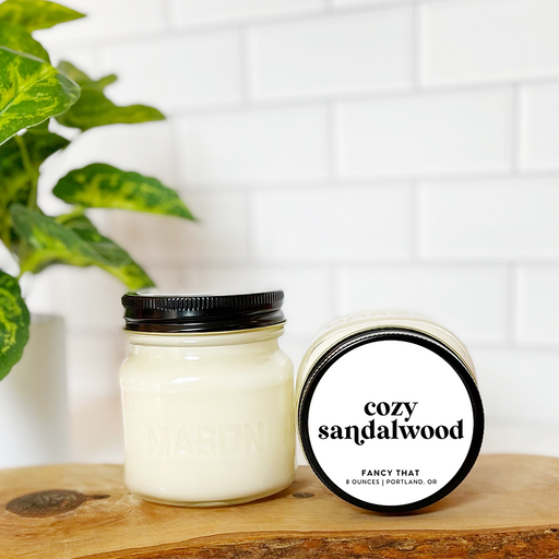 Cozy Sandalwood Candle - Fancy That