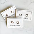 Load image into Gallery viewer, Hexagon Stud Earrings - Fancy That