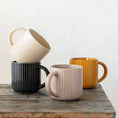 Load image into Gallery viewer, Fluted Mug - Ecru - Fancy That
