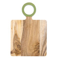 Load image into Gallery viewer, Wood Board with Enamel Handle - Dark Sage - Fancy That
