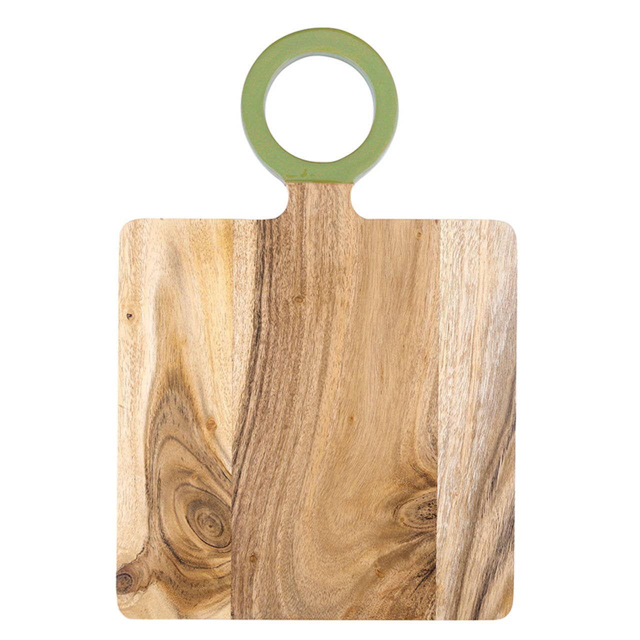 Wood Board with Enamel Handle - Dark Sage - Fancy That