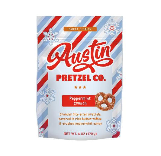 Peppermint Crunch Pretzels - Fancy That