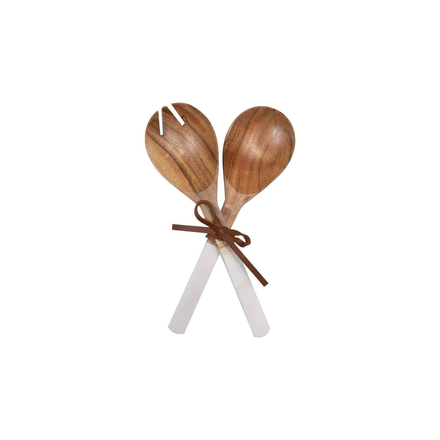 Marble and Wood Serving Utensils Set - Fancy That