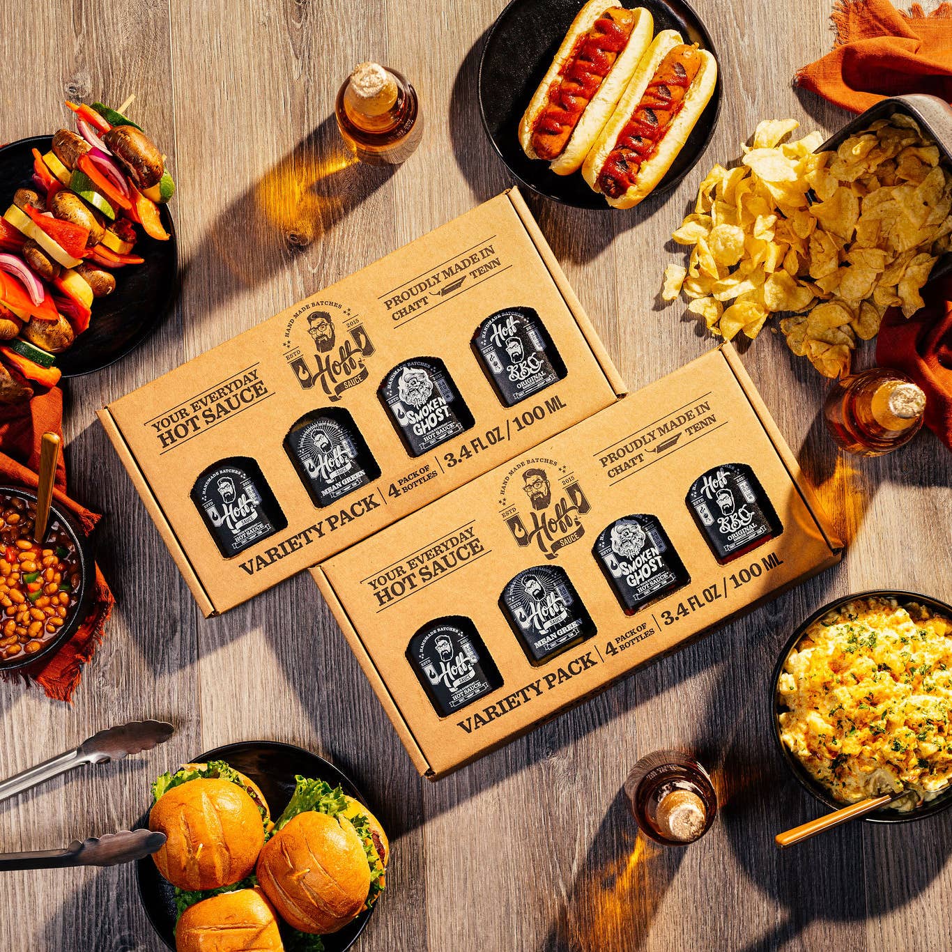 Mini Hot Sauce Gift Box -  4-pack - Fancy That
