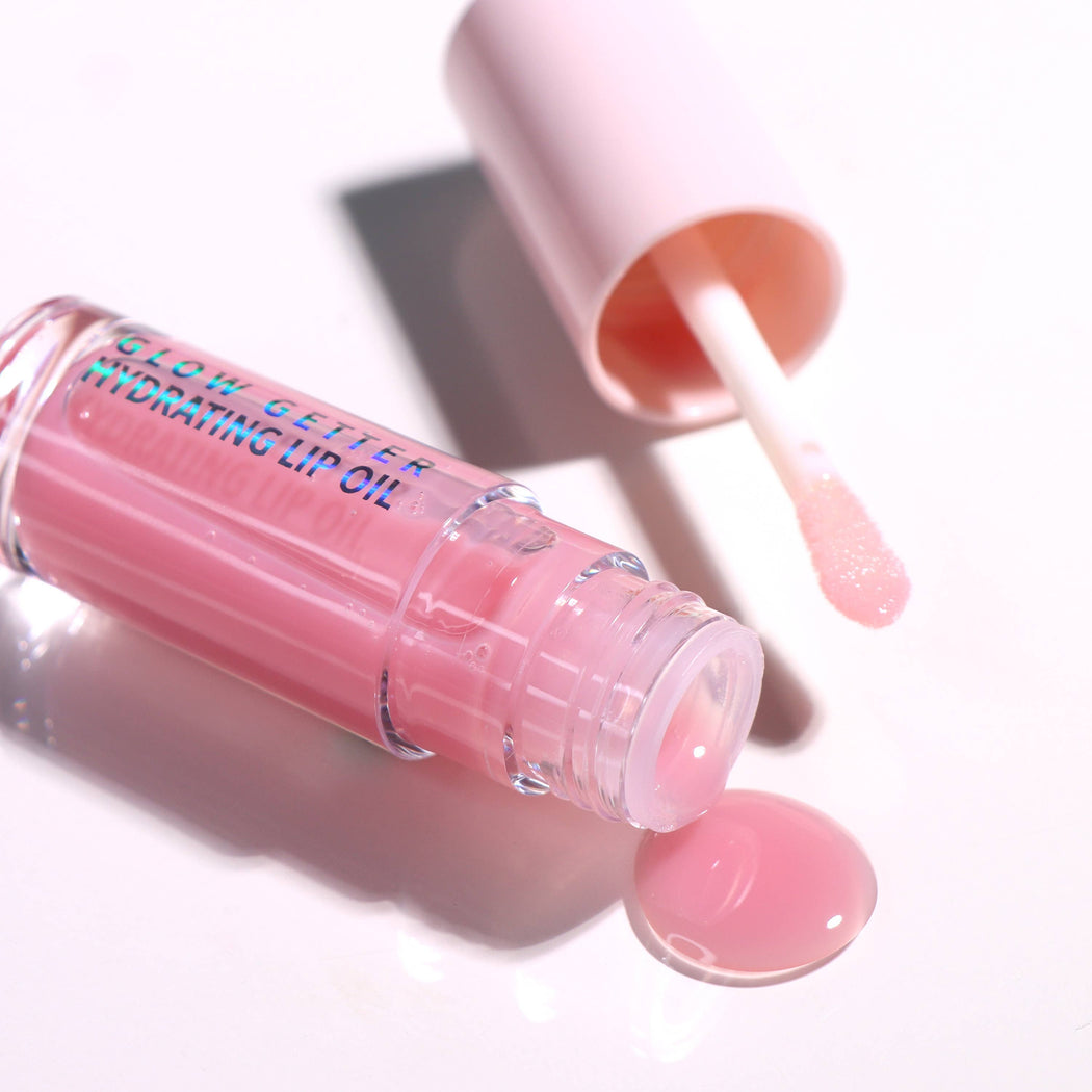 Glow Getter Hydrating Lip Oil - Bubble Pink - Fancy That