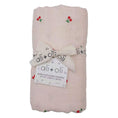 Load image into Gallery viewer, Bamboo Muslin Swaddle Blanket (Cherry) - Fancy That
