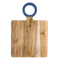 Load image into Gallery viewer, Wood Board with Enamel Handle - Dusty Blue - Fancy That
