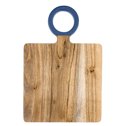 Wood Board with Enamel Handle - Dusty Blue - Fancy That