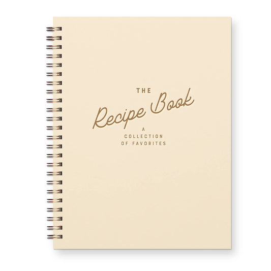 Retro Recipe Book: French Vanilla Cover | Bronze Ink - Fancy That