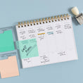 Load image into Gallery viewer, Tabbed Transparent Sticky Notes - Aqua - Fancy That
