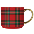 Load image into Gallery viewer, Red Plaid Coffee Mug - Fancy That
