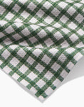 Load image into Gallery viewer, Geometry Plaid Green Bar Towel - Fancy That
