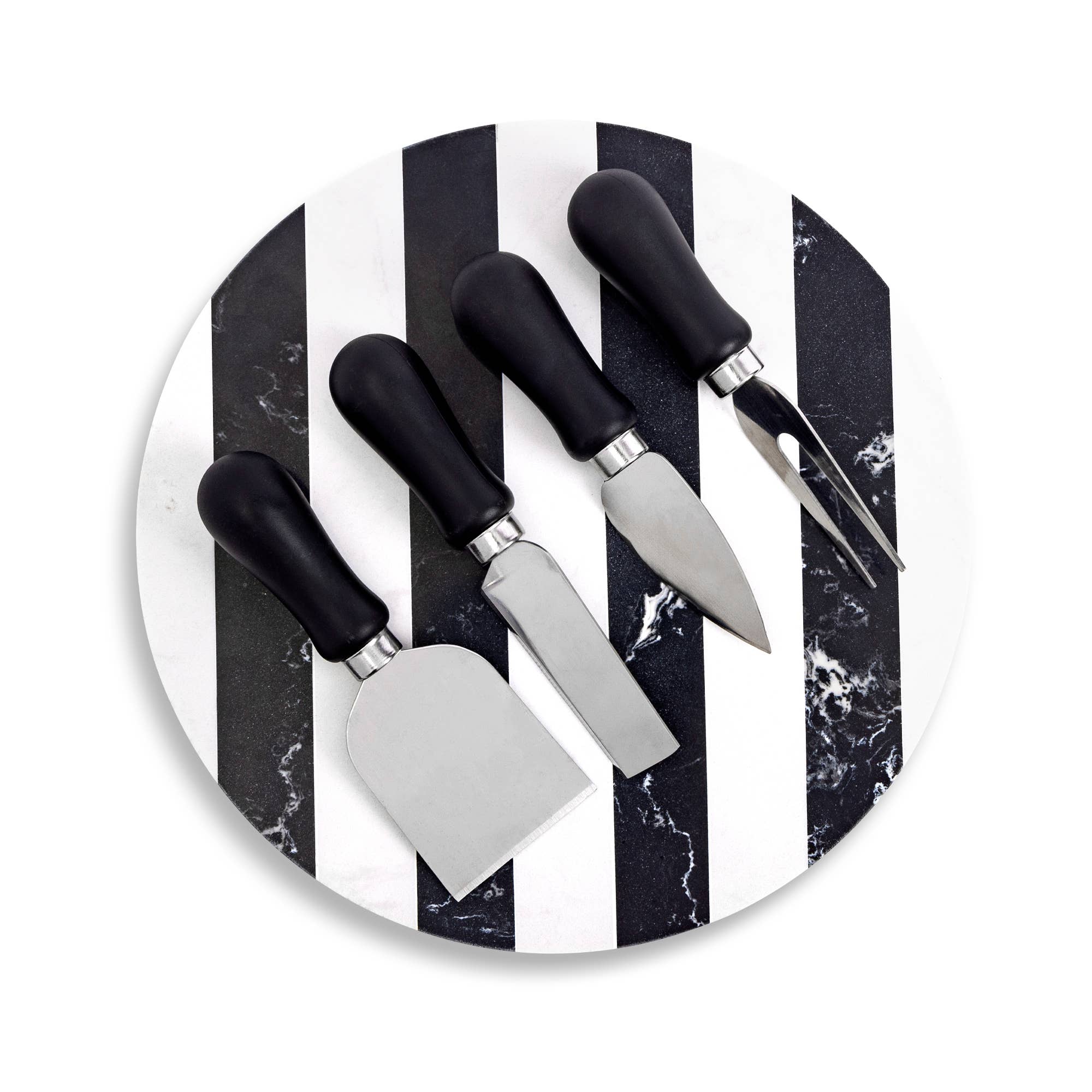 Marble Cheese Set - Black/White - Fancy That