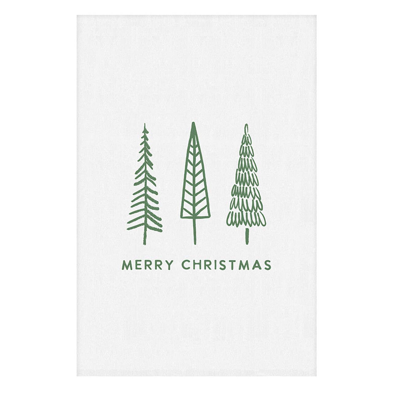 Merry Christmas Trees Hand Towel - Fancy That