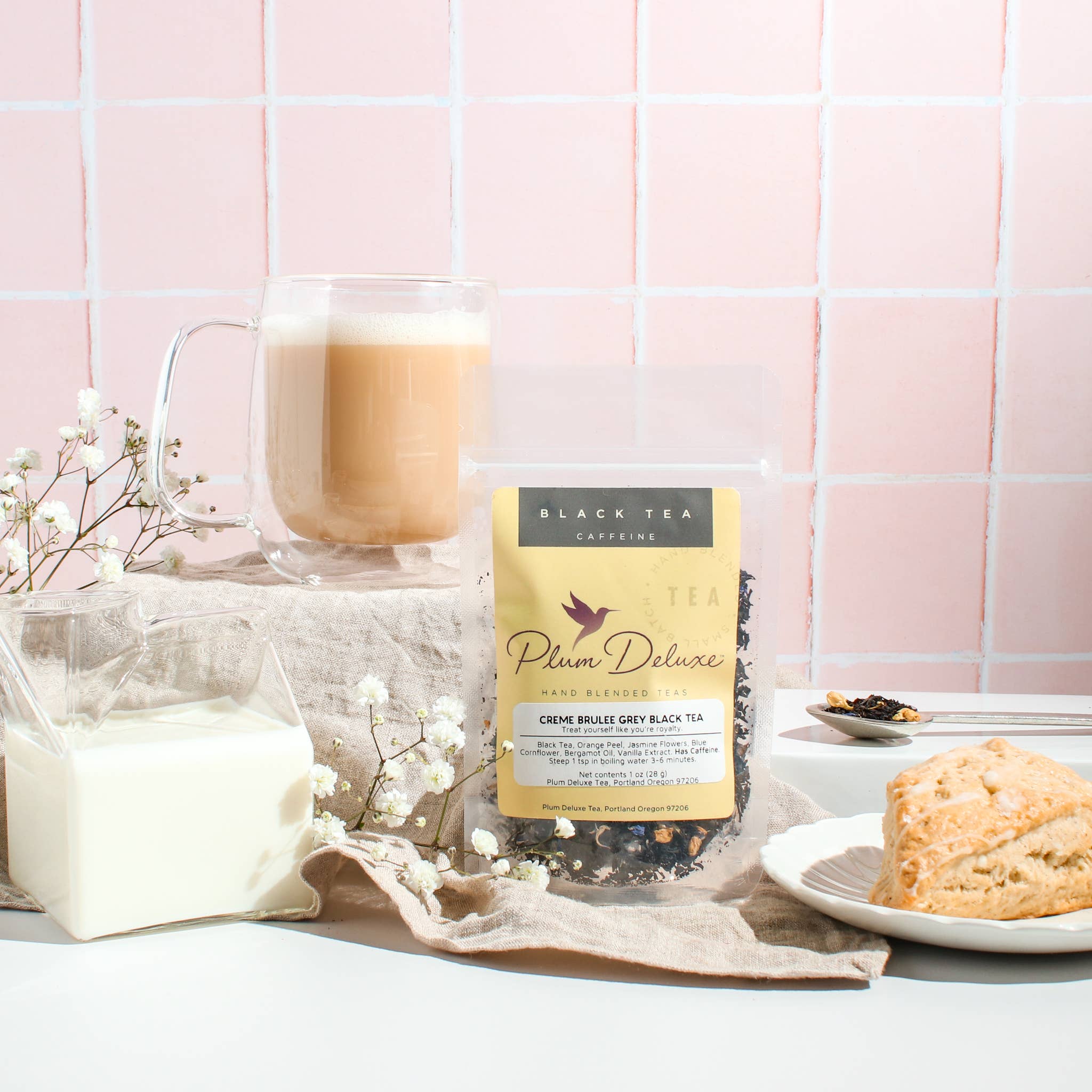 Creme Brulée Earl Grey with Jasmine & Vanilla: 1 oz - Fancy That