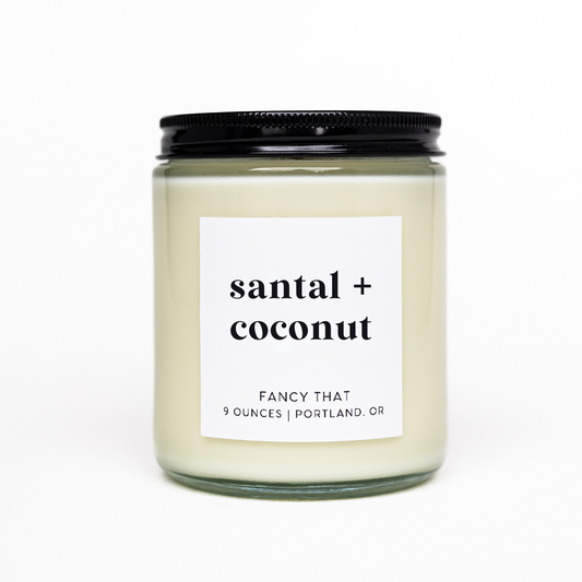 Santal + Coconut Candle - Fancy That