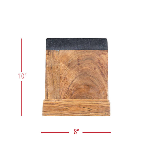 Wood & Marble Cookbook Holder - Fancy That