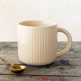 Load image into Gallery viewer, Fluted Mug - Ecru - Fancy That
