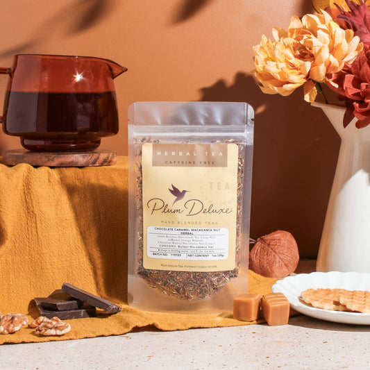 Chocolate Caramel Macadamia Nut Herbal Tea - Fancy That