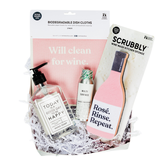 Sparkle and Sip House Cleaning Gift Box - Fancy That
