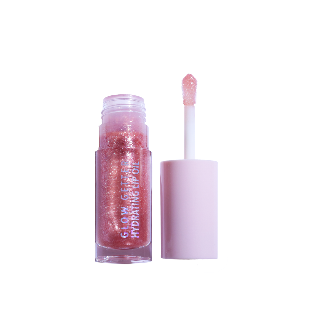Glow Getter Hydrating Lip Oil - Tickled Pink - Fancy That