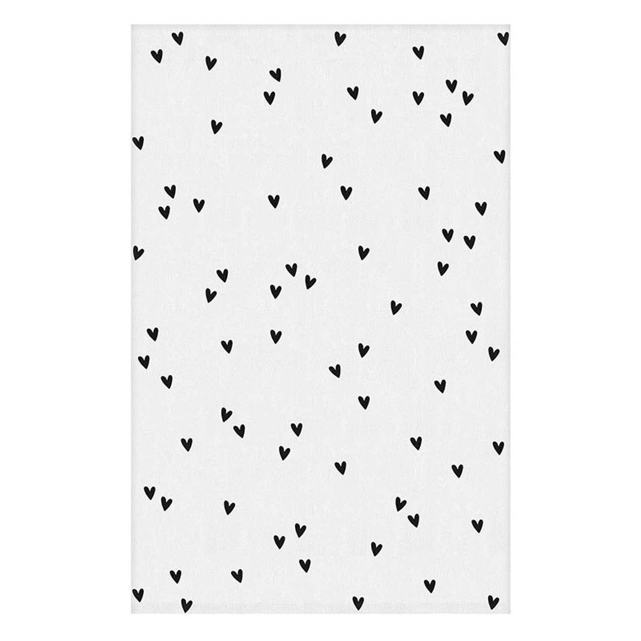 Black Hearts Tea Towel - Fancy That