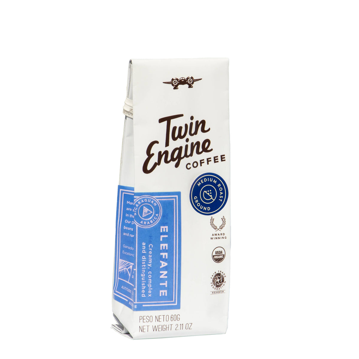 Traveler 1-Pot Organic Specialty Fair Coffee / Elefante : Medium Roast - Fancy That