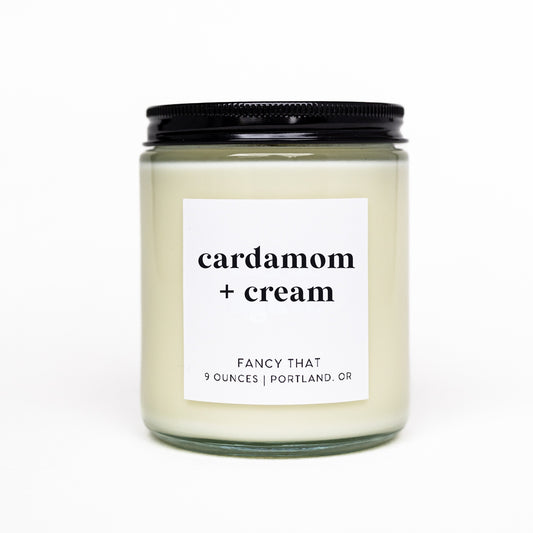 Cardamom + Cream Candle - Fancy That