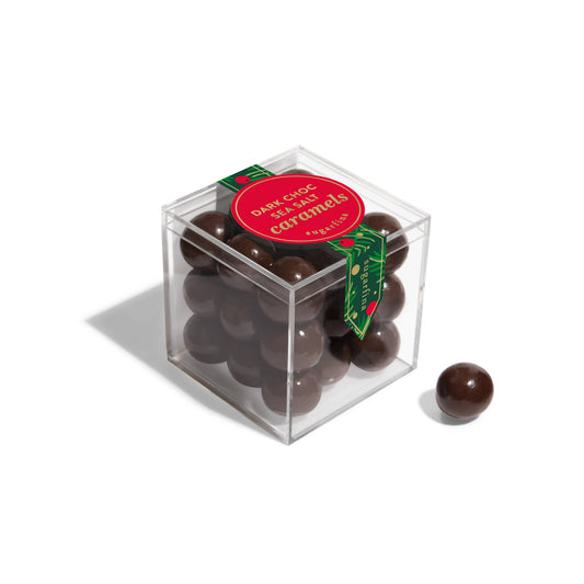 Dark Chocolate Sea Salt Caramels - Fancy That