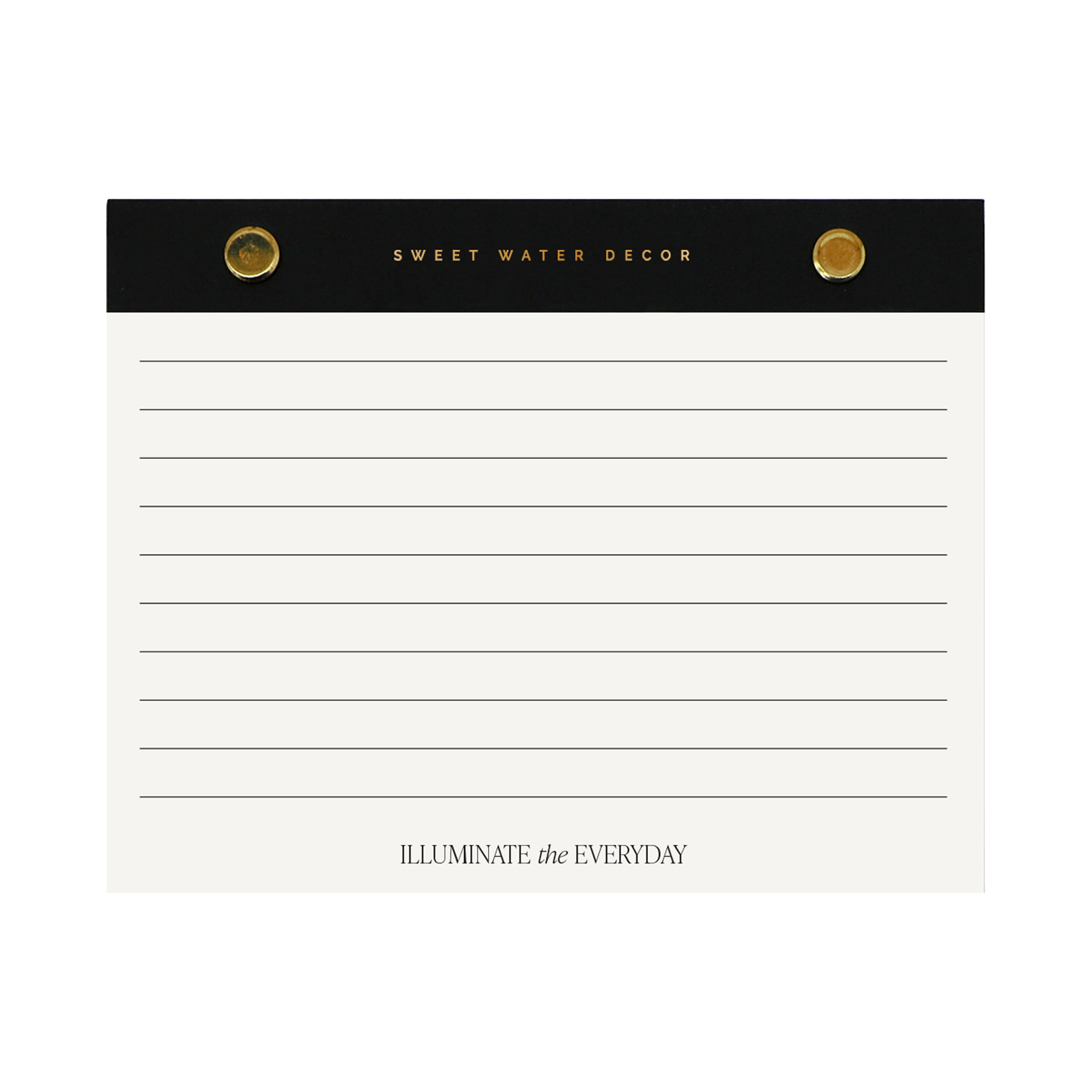 Gold Rivet Notepad - Fancy That