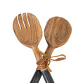 Load image into Gallery viewer, Black Marble and Wood Serving Utensils - Fancy That
