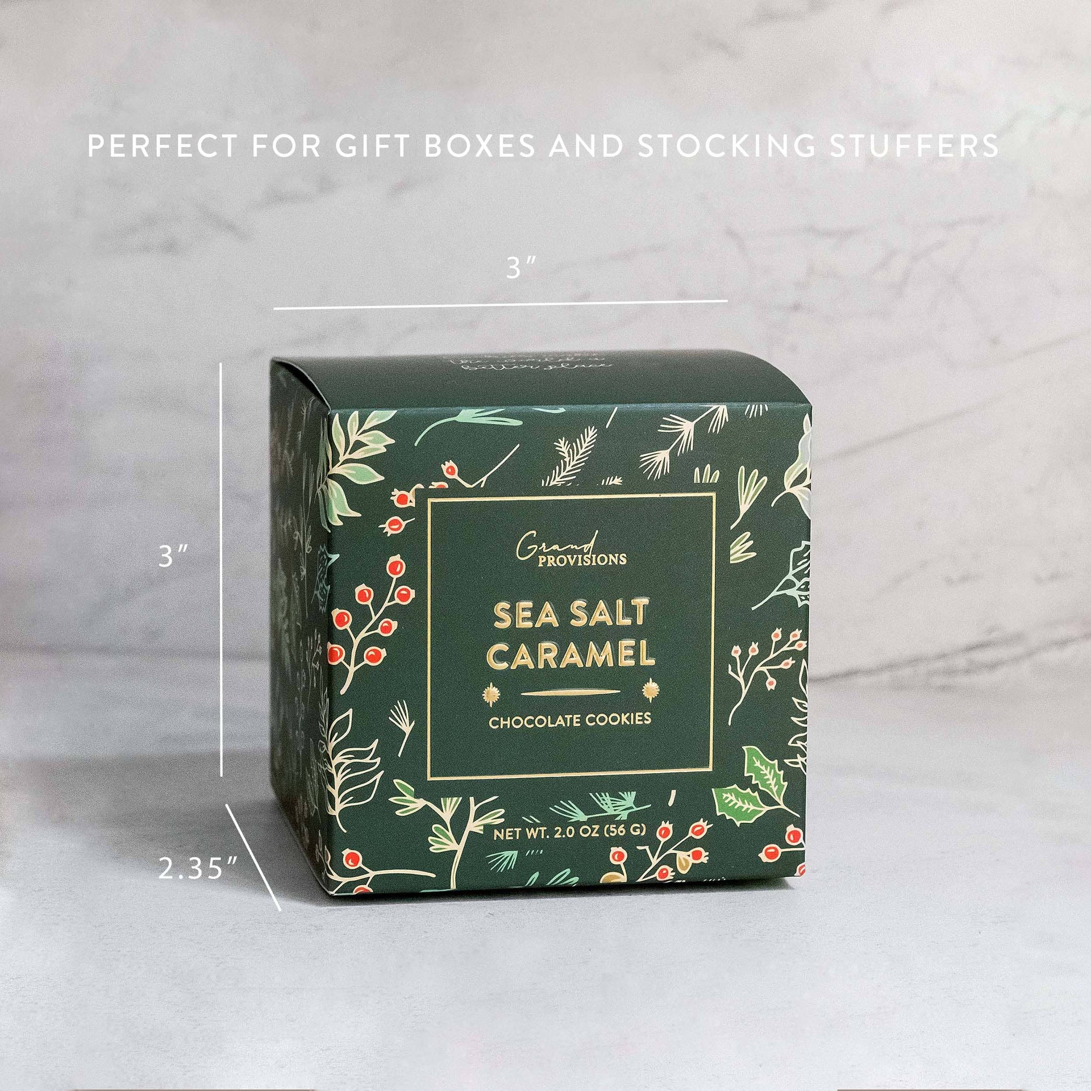 Holiday Sea Salt Caramel Cocoa Cookies - Fancy That