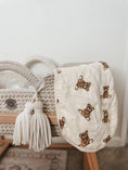 Load image into Gallery viewer, Bamboo Muslin Burp Cloth Set 2-Pack (Teddy/Taupe) - Fancy That
