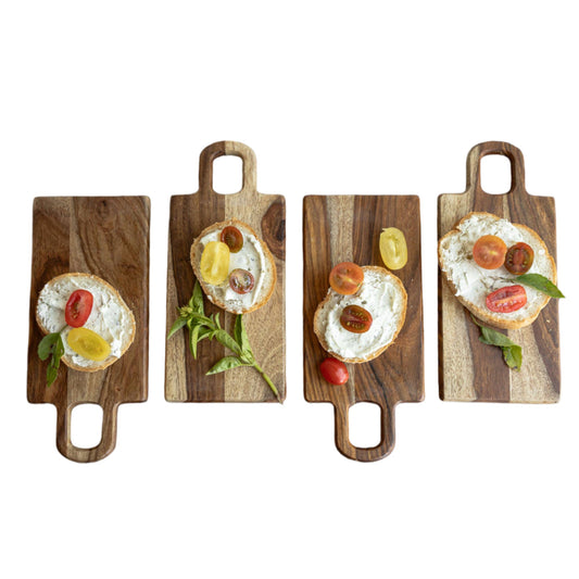 9" Wood Tapas Boards - Set 4 - Fancy That