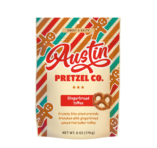 Gingerbread Toffee Pretzels - Fancy That