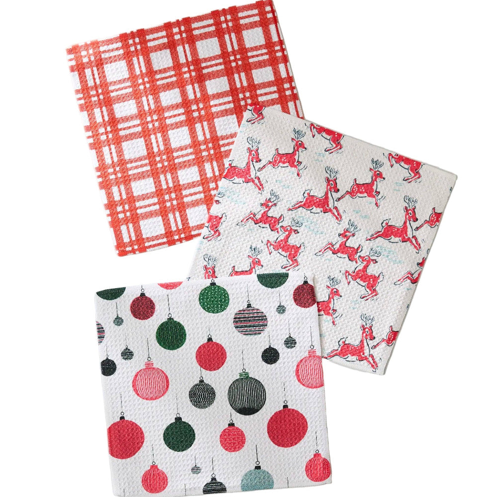 Geometry Holiday Dishcloth Set - Fancy That
