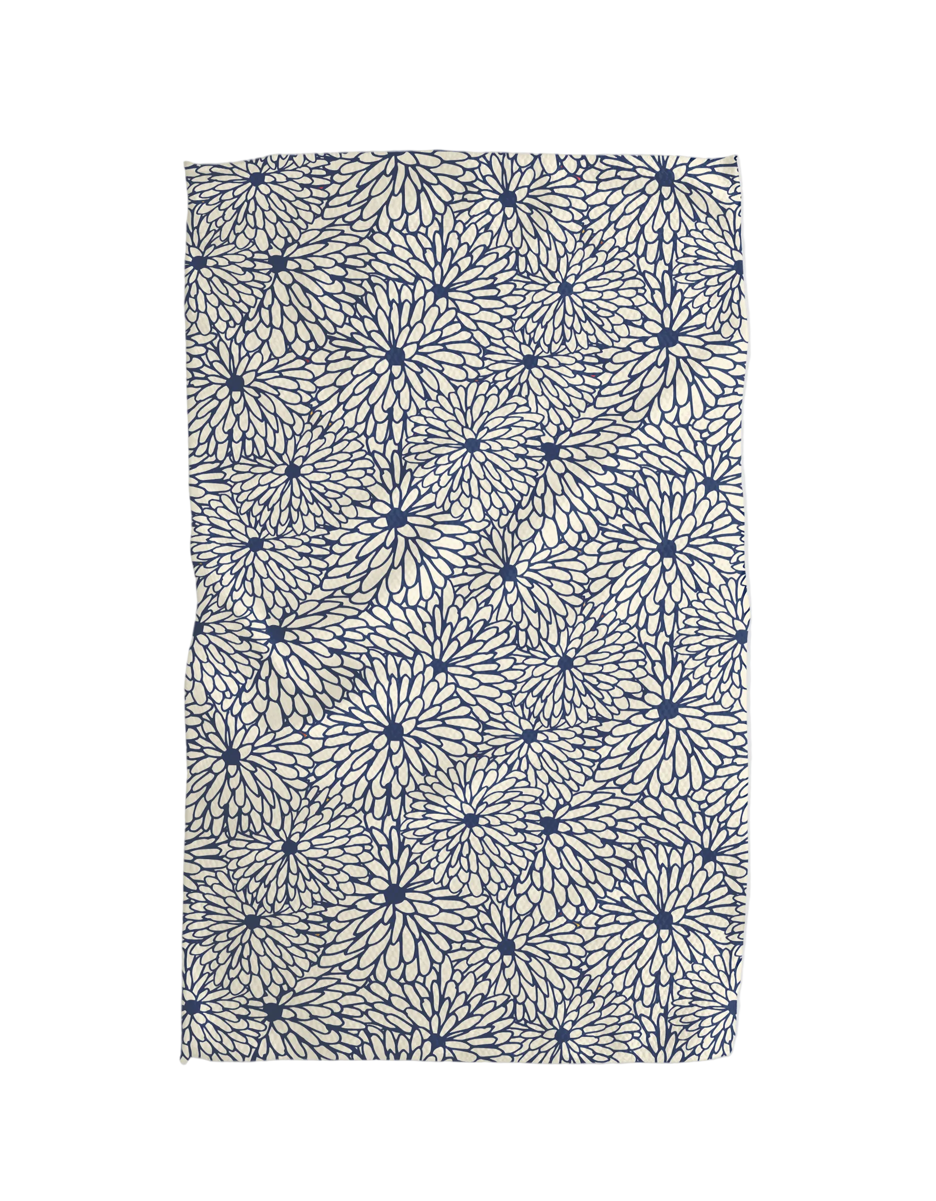 Navy Floral Tea Towel - Fancy That
