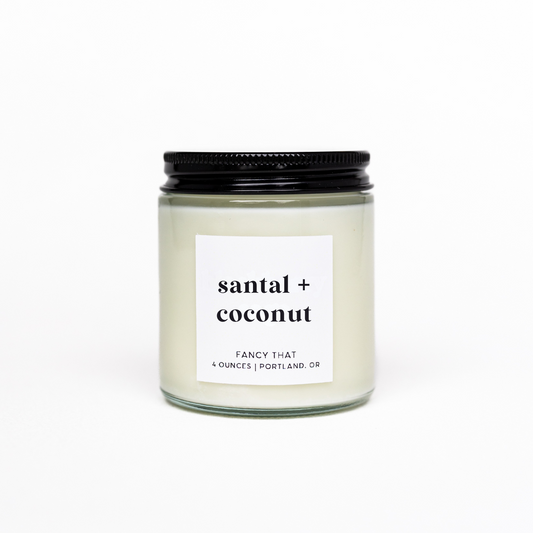 Santal + Coconut Candle - Fancy That